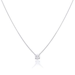 MOISS LG diamantový náhrdelník z bílého zlata