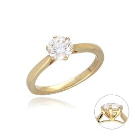 MOISS LG diamantový prsten ze žlutého zlata
