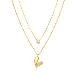 MOISS stříbrný náhrdelník SRDCE