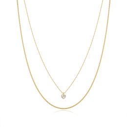 MOISS stříbrný náhrdelník SRDCE