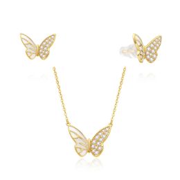MOISS stříbrná sada MOTÝL