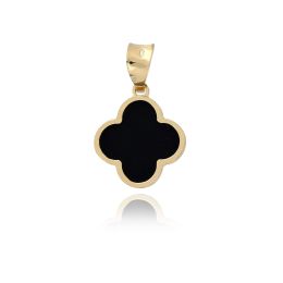 MOISS přívěsek ze žlutého zlata ČTYŘLÍSTEK