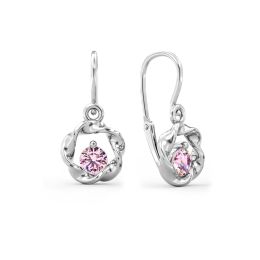 MOISS dětské náušnice z bílého zlata