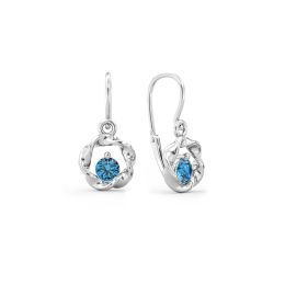 MOISS dětské náušnice z bílého zlata