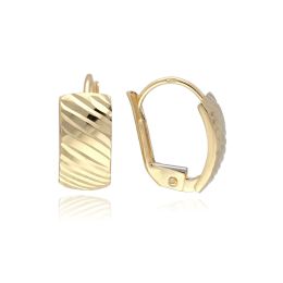 MOISS náušnice ze žlutého zlata