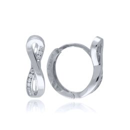 MOISS náušnice z bílého zlata