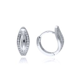 MOISS náušnice z bílého zlata