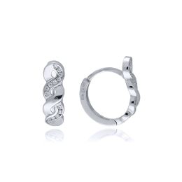 MOISS náušnice z bílého zlata