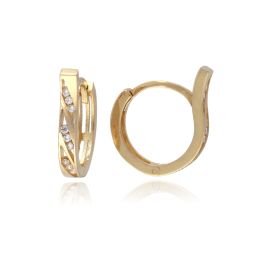 MOISS náušnice ze žlutého zlata