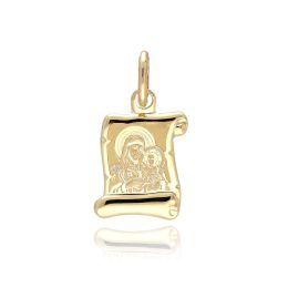 MOISS přívěsek ze žlutého zlata MADONKA