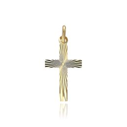 MOISS přívěsek ze žlutého zlata KŘÍŽEK