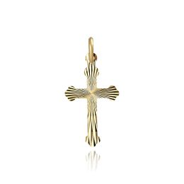 MOISS přívěsek ze žlutého zlata KŘÍŽEK