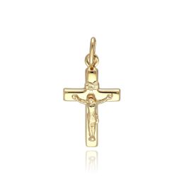 MOISS přívěsek ze žlutého zlata KŘÍŽEK