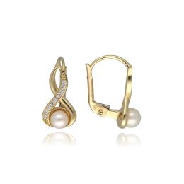 MOISS náušnice ze žlutého zlata