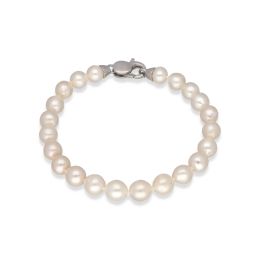 MOISS stříbrný náramek s perlami