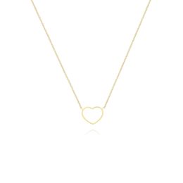 MOISS náhrdelník ze žlutého zlata SRDCE