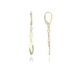 MOISS náušnice ze žlutého zlata