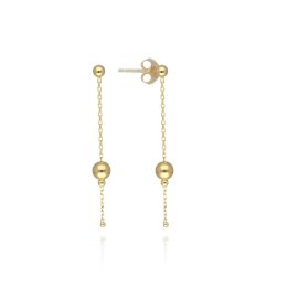 MOISS náušnice ze žlutého zlata