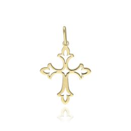MOISS přívěsek ze žlutého zlata KŘÍŽEK