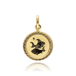 MOISS přívěsek ze žlutého zlata RYBY