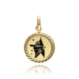 MOISS přívěsek ze žlutého zlata STŘELEC