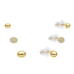 MOISS stříbrné náušnice GOLD