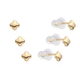 MOISS stříbrné náušnice GOLD