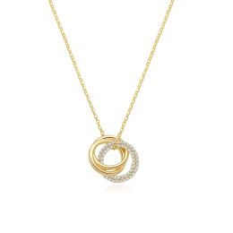 MOISS stříbrný náhrdelník GOLD