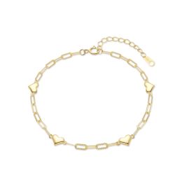 MOISS stříbrný náramek SRDCE