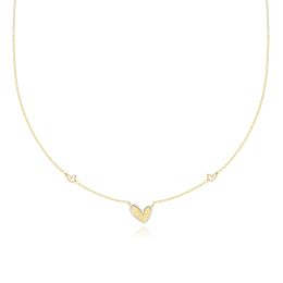 MOISS náhrdelník ze žlutého zlata SRDCE