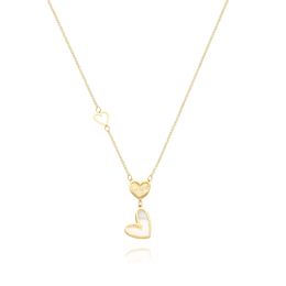 MOISS náhrdelník ze žlutého zlata SRDCE