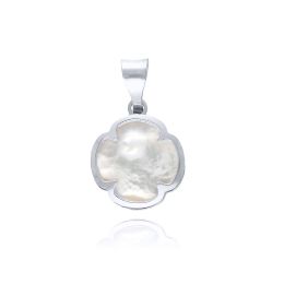 MOISS přívěsek z bílého zlata KVĚTINA