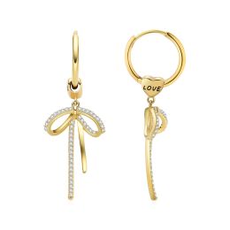 MOISS stříbrné náušnice MAŠLE GOLD