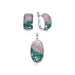 MOISS stříbrný prsten SMALT