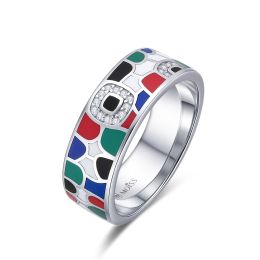 MOISS stříbrný prsten SMALT