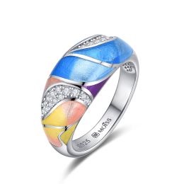 MOISS stříbrný prsten SMALT