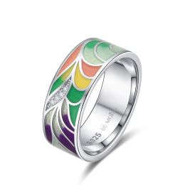 MOISS stříbrný prsten SMALT