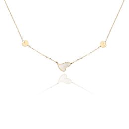 MOISS náhrdelník ze žlutého zlata SRDCE