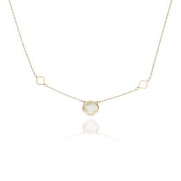 MOISS náhrdelník ze žlutého zlata ČTYŘLÍSTEK