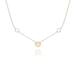 MOISS náhrdelník ze žlutého zlata BICOLOR