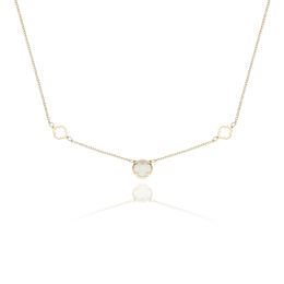 MOISS náhrdelník ze žlutého zlata ČTYŘLÍSTEK
