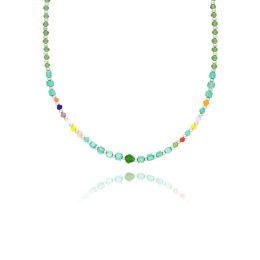 MOISS stříbrný korálkový náhrdelník