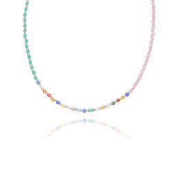 MOISS stříbrný korálkový náhrdelník