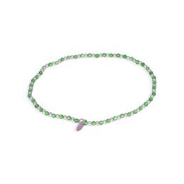 MOISS stříbrný korálkový náramek SMARAGD
