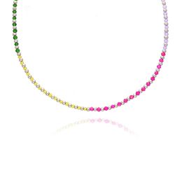 MOISS stříbrný korálkový náhrdelník