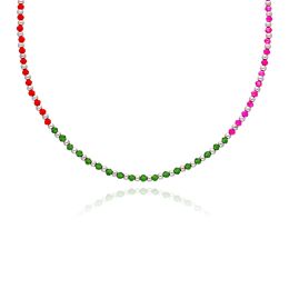 MOISS stříbrný korálkový náhrdelník