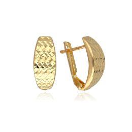 MOISS náušnice ze žlutého zlata