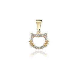 MOISS přívěsek ze žlutého zlata KOČKA