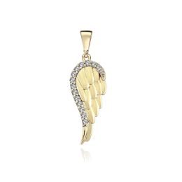 MOISS přívěsek ze žlutého zlata KŘÍDLO