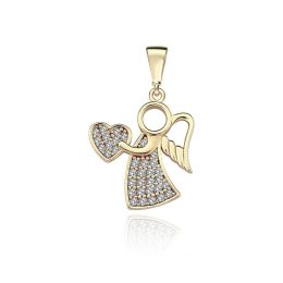 MOISS přívěsek ze žlutého zlata ANDĚL